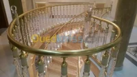 Rampe escalier inox 