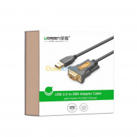 cables-adaptateurs-ugreen-usb-vers-rs232-port-com-serie-pda-9-db9-pin-rs-232-male-1m-2m-3m-birkhadem-alger-algerie