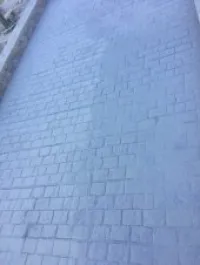 Béton imprimé 