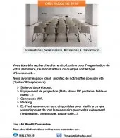 Location salle de séminaire,réunion...