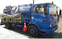 Camion vidange Débouchage canalisation curage 