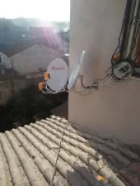 Instalation parabole ovale et multiswi