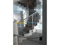 Fourniture et pose romp escalier inox