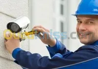 caméra  surveillance -système sécurité