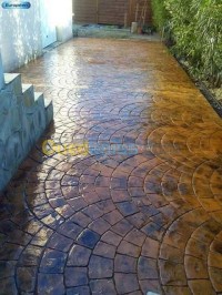 البليدة-الجزائر-بناء-و-أشغال-béton-imprimé