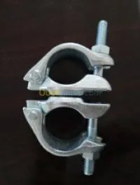 Collier echafaudage pivot 2ch chrome