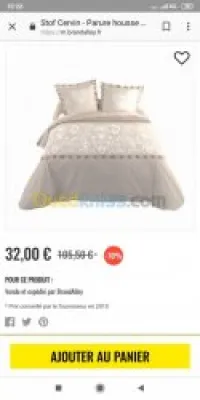 Parure housse de couette