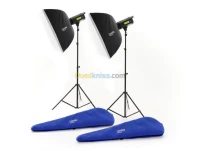 Lumen8 Kit F400 + 2 Stands & 2 Softbox