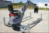 Mini pelle 2E61/P-UP sur pick-up