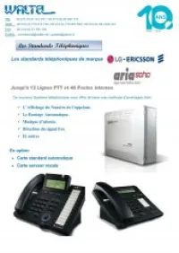 Standards téléphoniques PABX / IPBX 