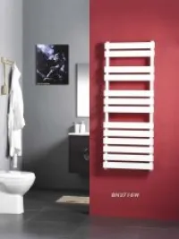 SECHE LINGE BLANC CHROME GRIS