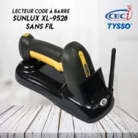 Lecteur code à barre Sunlux Sans Fil 