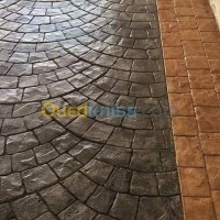 البليدة-الجزائر-بناء-و-أشغال-béton-imprimé-الخرسنة-المطبوعة