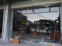 Façade en verre trempé 