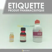 etiquette  de produit