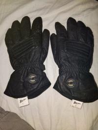 Gants moto hiver cuire