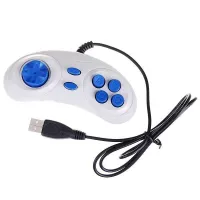 Manette de jeux pour lecteur DVD portable.
