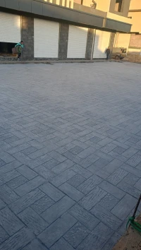 Plate forme en dallage industriel 