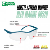 outillage-professionnel-lunette-de-securite-astrilux-monture-bleu-marine-coverguard-blida-algerie