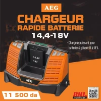 AEG CHARGEUR RAPIDE BATTERIE 14,4-18V