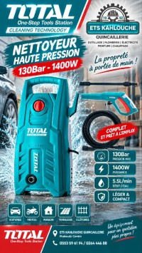 outillage-electrique-nettoyeur-total-1400w-130-bar-makouda-tizi-ouzou-algerie