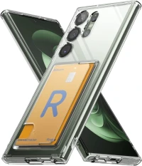 Antichoc Samsung Galaxy S23 Ultra Porte-Cartes Coque Protection Original Korea Ringke [Fusion Card]