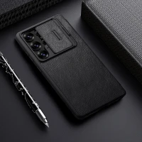 Pochette Portefeuille Samsung Galaxy S25 Ultra Etui coque S25 Ultra Flip Cover Nillkin Qin Pro