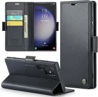 Caseme Antichoc Portefeuille Porte Carte Galaxy S23 Ultra Protection Étui Cuir à Rabat