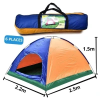 Tent camping 6 place manuelle 