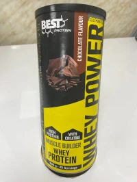 BEST PROTEIN WHEY 500Gr 25 doses  avec créatine et multivitamines Made in Spain
