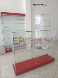 comtpoir 1.50 socle large  HIGH GLOSS 