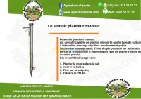 Le semoir planteur manuel