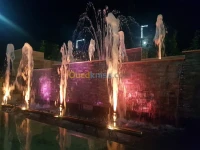 تصميم  الشلالات ، ونافورة المياه.fontaine et jet d'eau