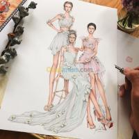 قسنطينة-الجزائر-صحون-لاقطة-و-أجهزة-استقبال-رسم-تصميم-الأزياء-stylisme