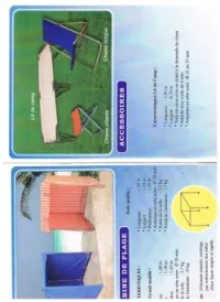 TENTES ET ACCESSOIRES 
