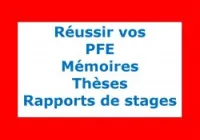 PFE, mémoires, thèses, rapports stages
