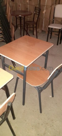 fabrication chaise table scolaire