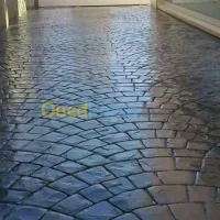 Béton imprimé et béton désactivée 