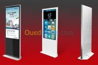 Totem publicitaire LCD 55 inch