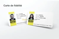 Impression badges PVC Carte fidelite 