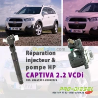 Réparation HP & Injecteur 2.2 VCDI