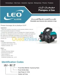 Pompe d’arrosage Jet en acier LEO