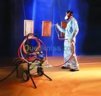 Machine de peinture  boiserie 