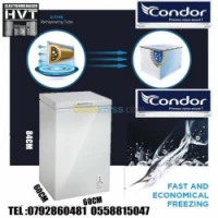 PROMO CONGELATEUR CONDOR 10 ANS DE GARANTIE INVERTER 130L BRUT NET 105L 