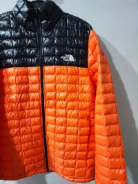 The North Face Men's ThermoBall Eco Soft Shell Jacket Isolation PrimaLoft Orange Taille L Cabas