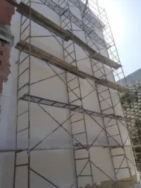 Revêtement les fasade en moncouche