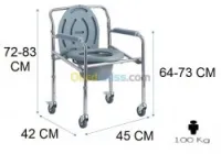 Chaise garde-robe pliable sur roues