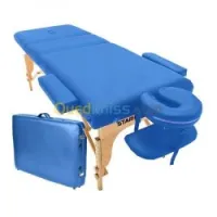 TABLE DE MASSAGE PLIABLE EN BOIS 3 SECTIONS