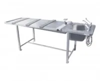 TABLE D’AUTOPSIE AVEC BAC DE LAVAGE