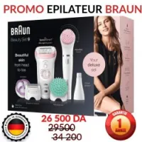 Braun Épilateur Beauty Set Silk-Épil 9 Se9/985 Wet & Dry + 8 Accessoires